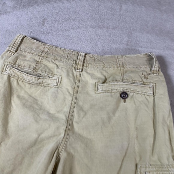 American Eagle Cargo Shorts Men 30 Longboard Utility Pockets Casual Outdoors Y2K - Picture 14 of 16
